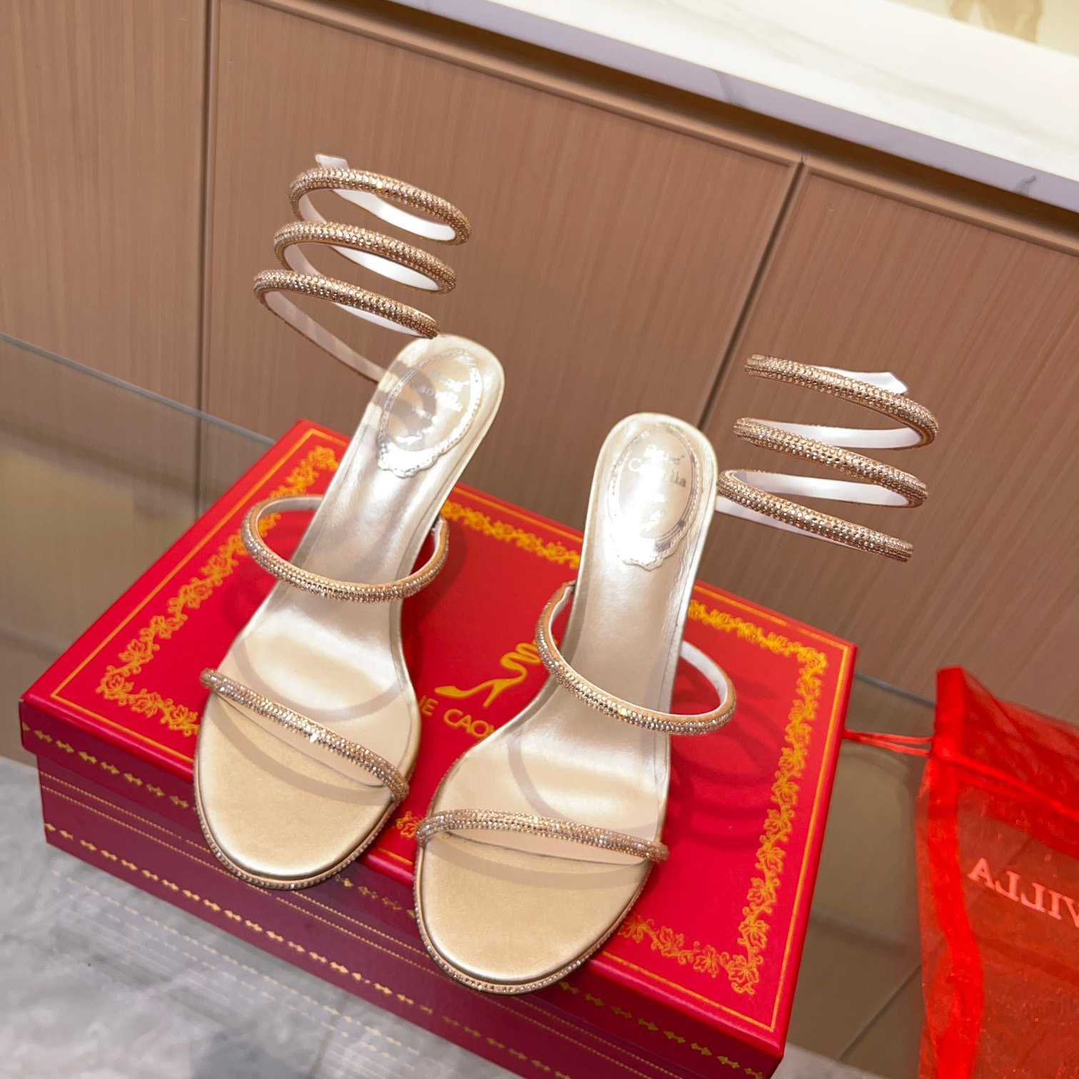 Rene Caovilla Cleo High-heel Sandals - PerfectKickZ