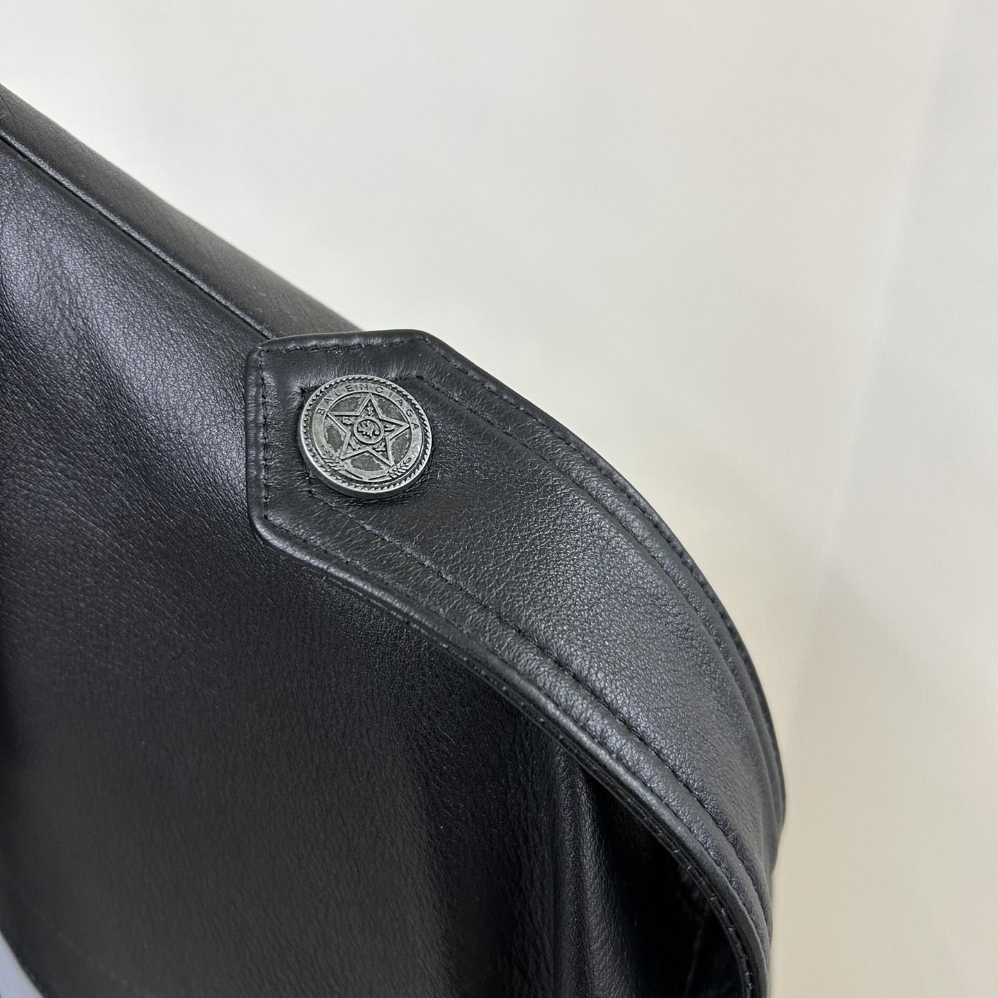 Balenciaga Paris Uniform Jacket In Black - PerfectKickZ