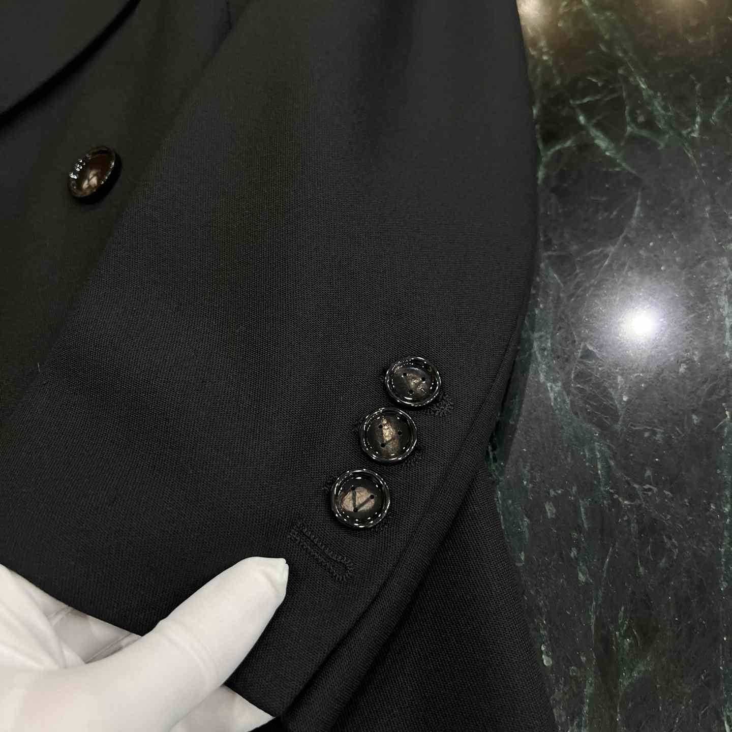 Bottega Veneta Compact Wool Coat - PerfectKickZ