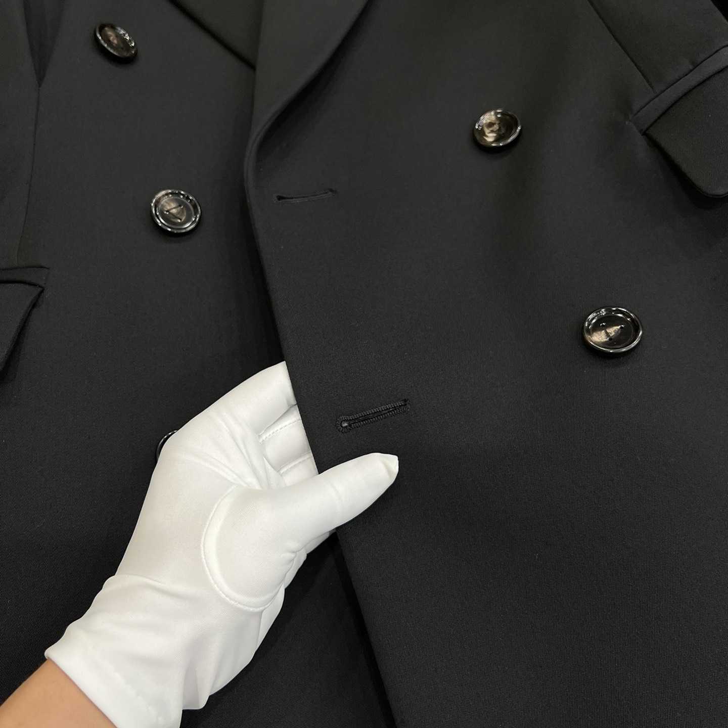 Bottega Veneta Compact Wool Coat - PerfectKickZ