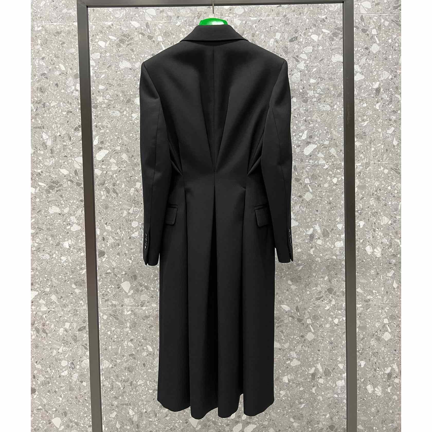 Bottega Veneta Compact Wool Coat - PerfectKickZ