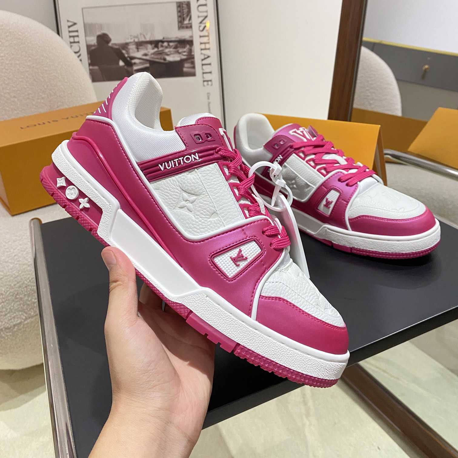 Louis Vuitton LV Trainer Sneaker         1ABOEY - PerfectKickZ