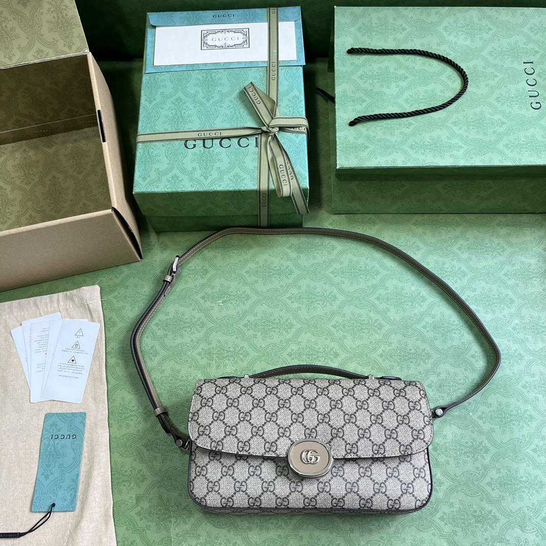 Gucci Petite GG Small Shoulder Bag(27-15-5cm) - PerfectKickZ
