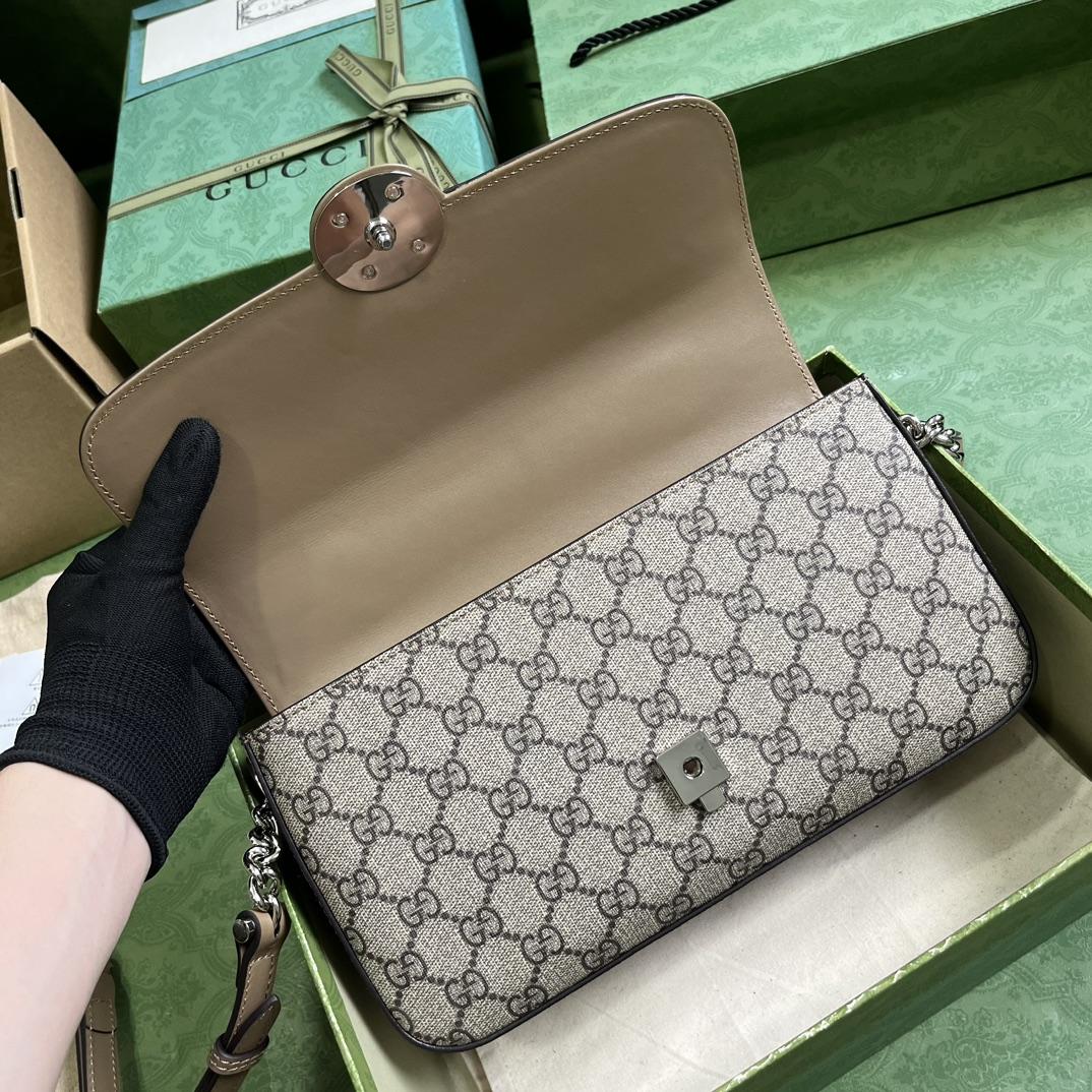Gucci Petite GG Small Shoulder Bag(27-15-5cm) - PerfectKickZ