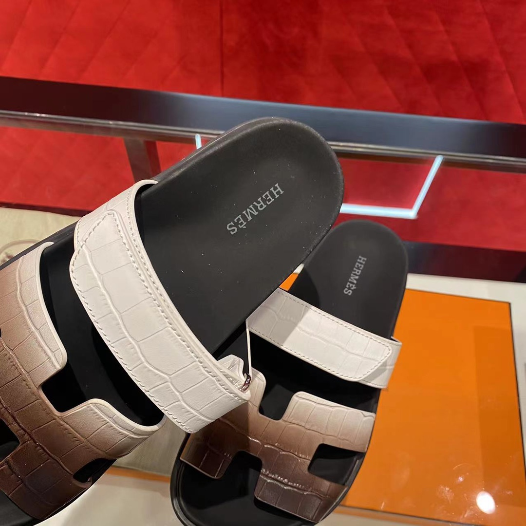 Hermes Authenticated Chypre Sandal - PerfectKickZ