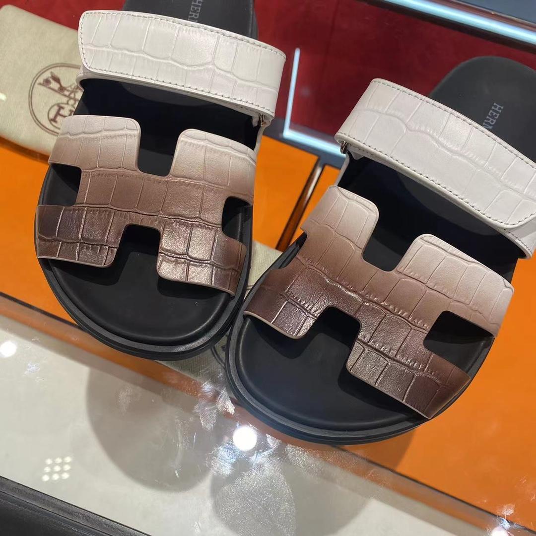 Hermes Authenticated Chypre Sandal - PerfectKickZ