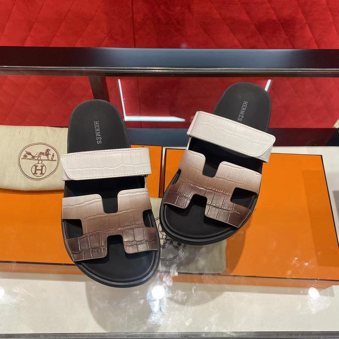 Hermes Authenticated Chypre Sandal - PerfectKickZ