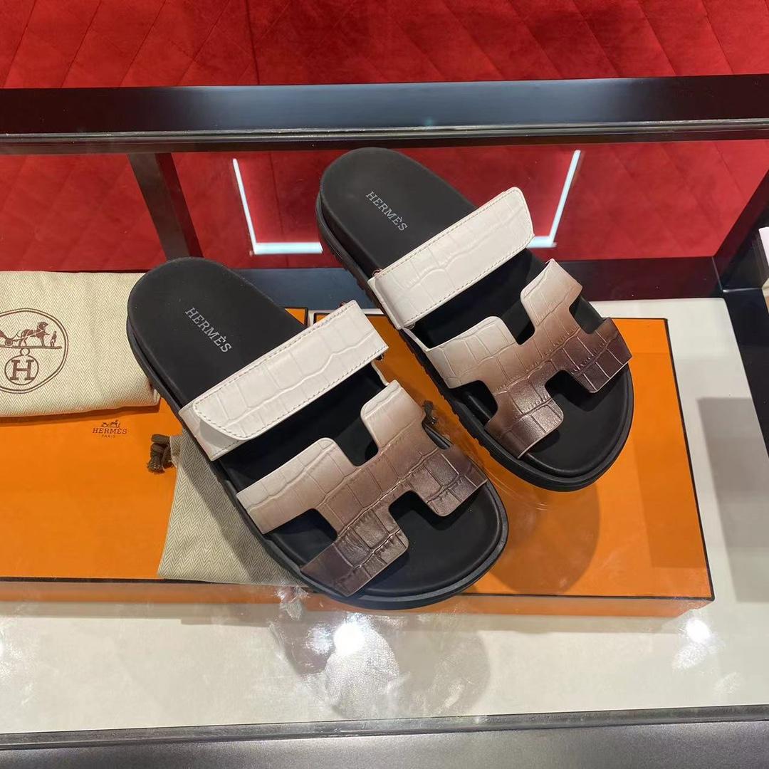 Hermes Authenticated Chypre Sandal - PerfectKickZ