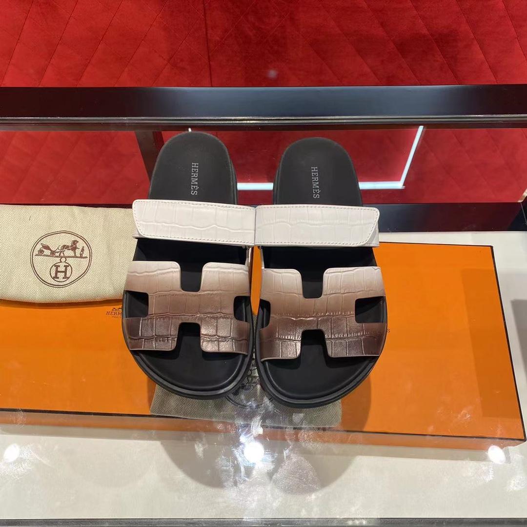 Hermes Authenticated Chypre Sandal - PerfectKickZ