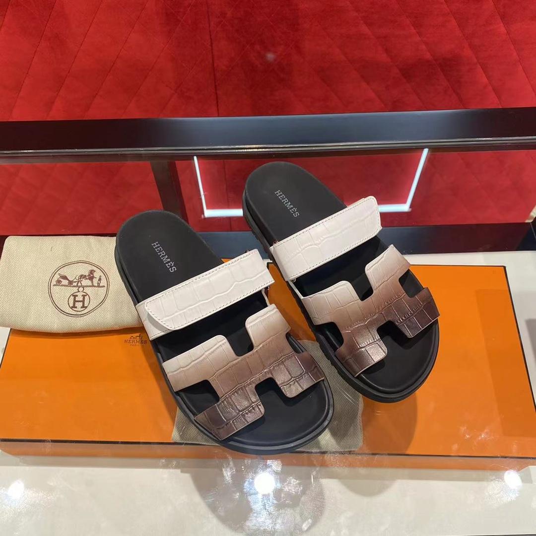 Hermes Authenticated Chypre Sandal - PerfectKickZ