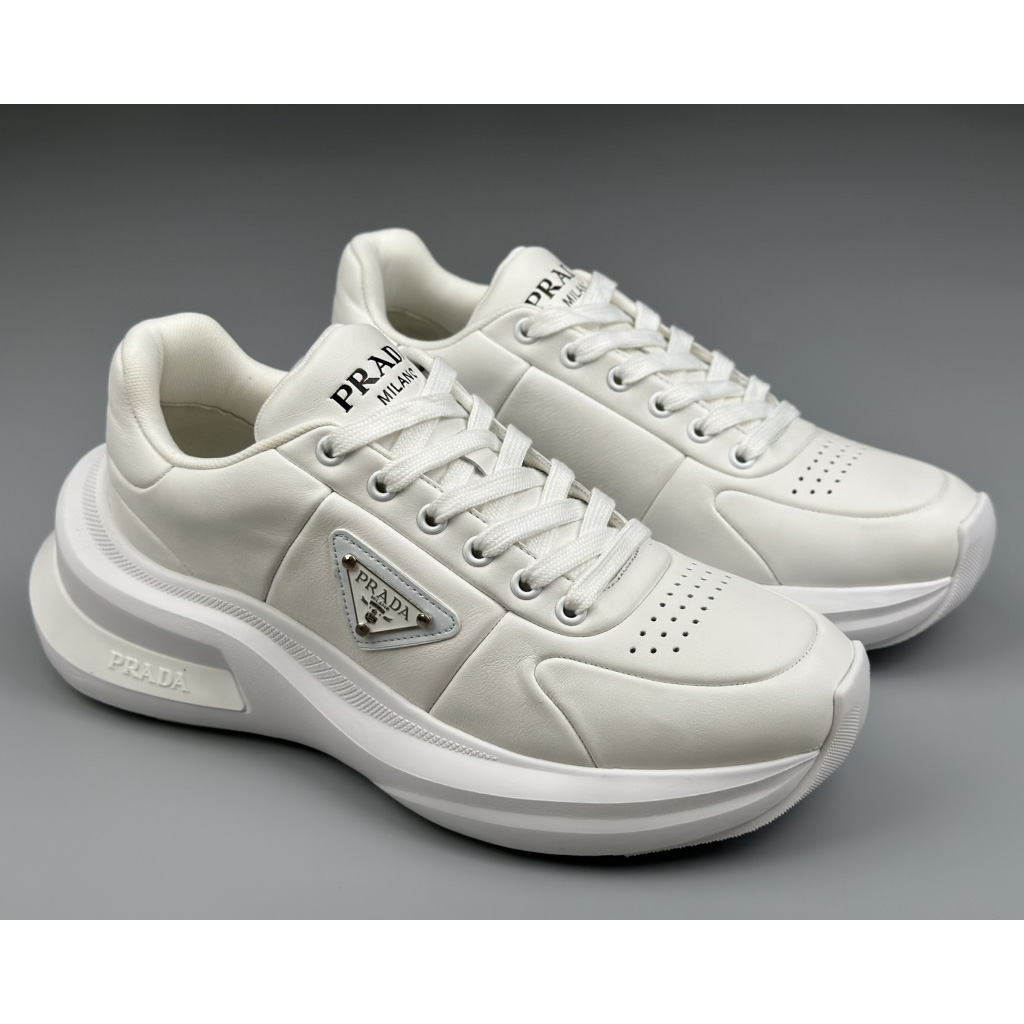 Prada Leather Sneakers(upon uk size) - PerfectKickZ