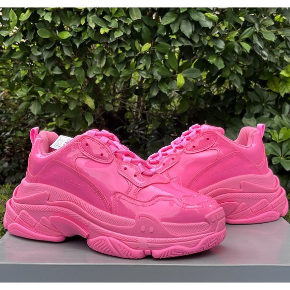 Balenciaga Triple S Sneaker In Pink Rubber - PerfectKickZ