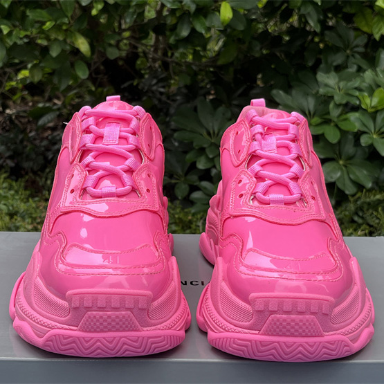 Balenciaga Triple S Sneaker In Pink Rubber - PerfectKickZ