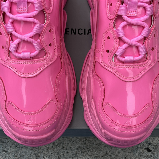 Balenciaga Triple S Sneaker In Pink Rubber - PerfectKickZ