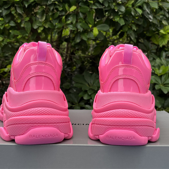 Balenciaga Triple S Sneaker In Pink Rubber - PerfectKickZ