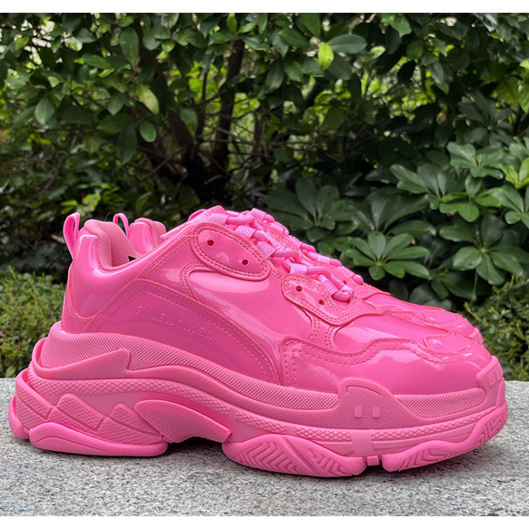 Balenciaga Triple S Sneaker In Pink Rubber - PerfectKickZ
