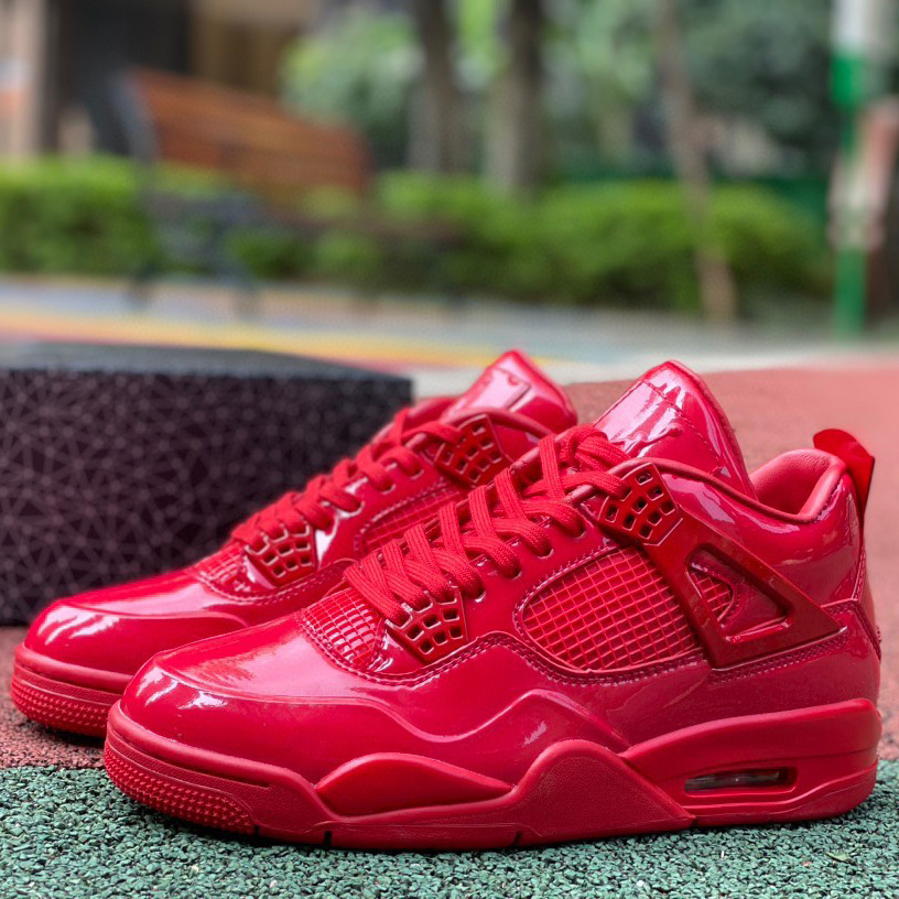 Air Jordan 4 Lab4 Red Sneakers    719864-600 - PerfectKickZ