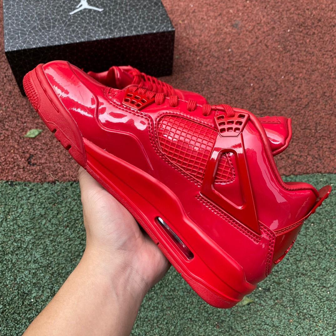 Air Jordan 4 Lab4 Red Sneakers    719864-600 - PerfectKickZ