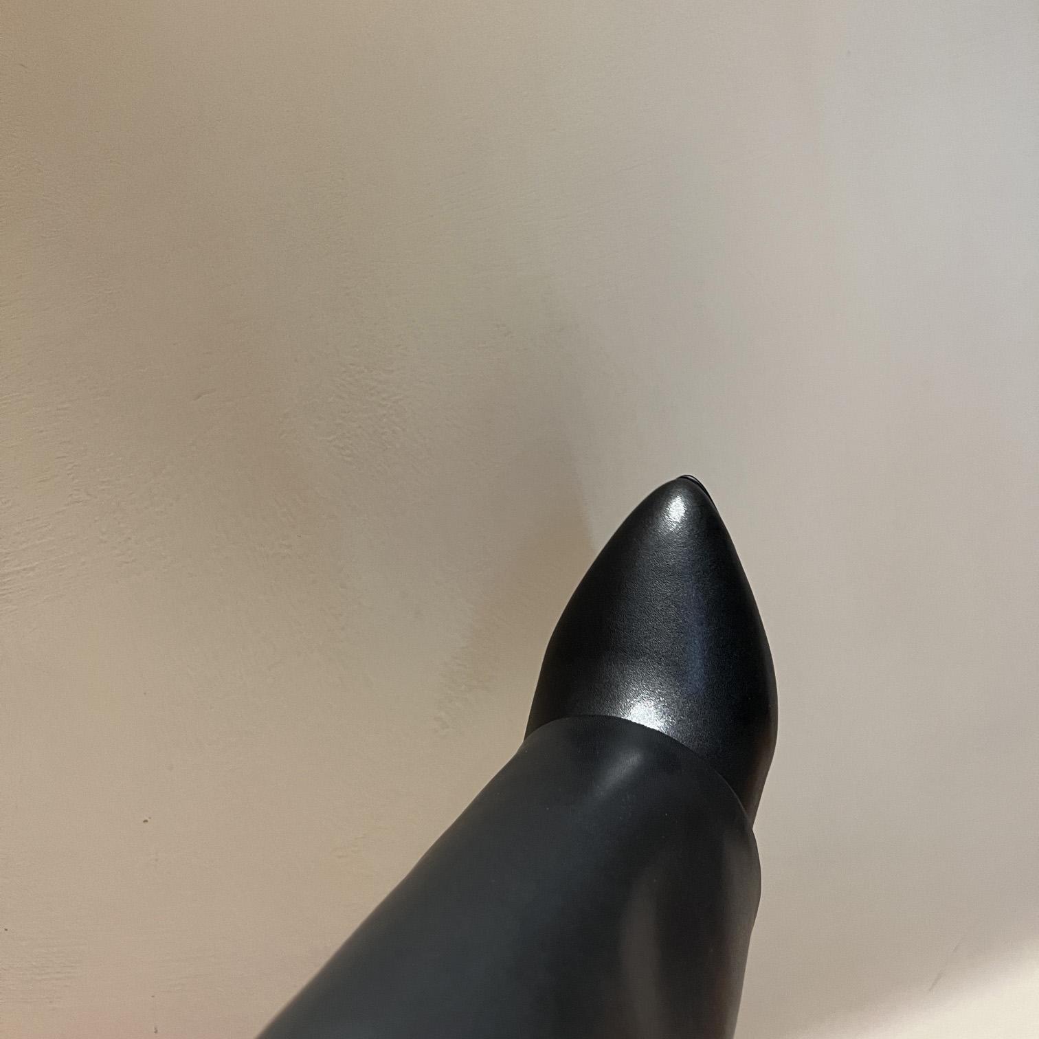 Givenchy Shark Lock Leather Knee-high Boots - 