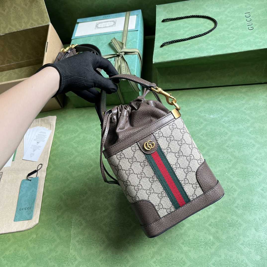 Gucci Ophidia GG Bucket Bag(18-16-5cm) - PerfectKickZ