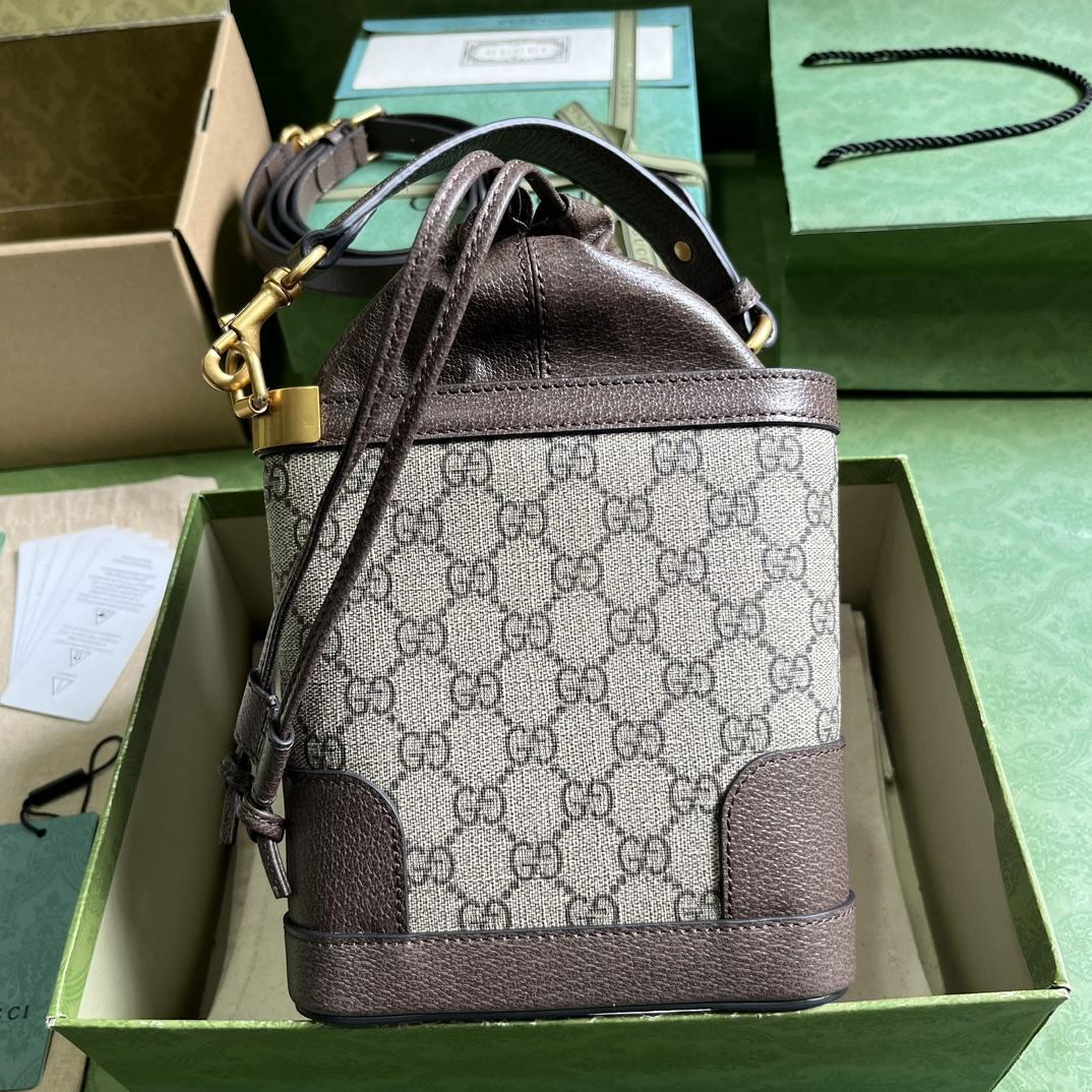 Gucci Ophidia GG Bucket Bag(18-16-5cm) - PerfectKickZ