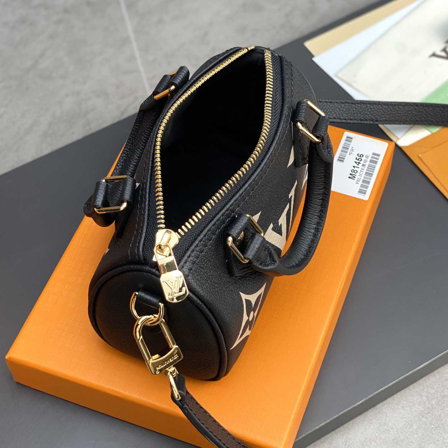 Louis Vuitton Nano Speedy (16-10-7.5cm)       M81456 - PerfectKickZ