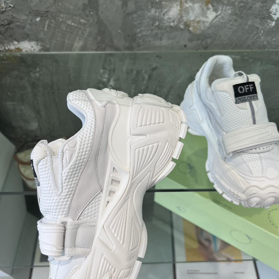 Off White Glove Slip-on Sneakers - PerfectKickZ