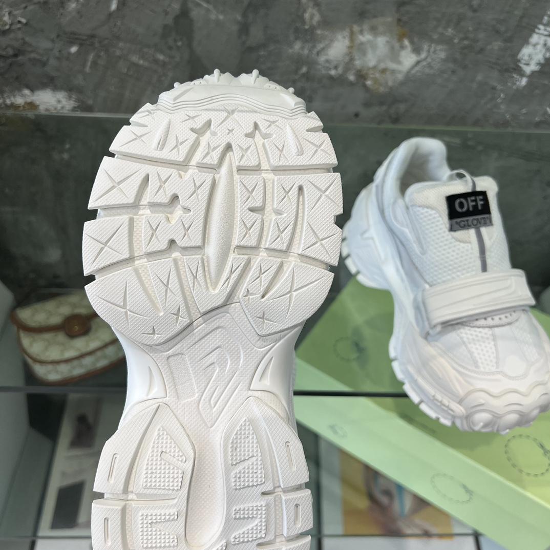 Off White Glove Slip-on Sneakers - PerfectKickZ