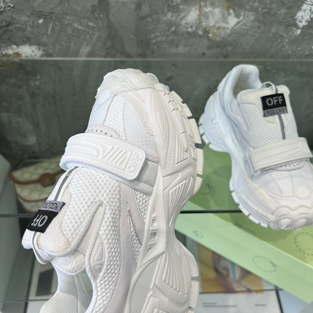 Off White Glove Slip-on Sneakers - PerfectKickZ