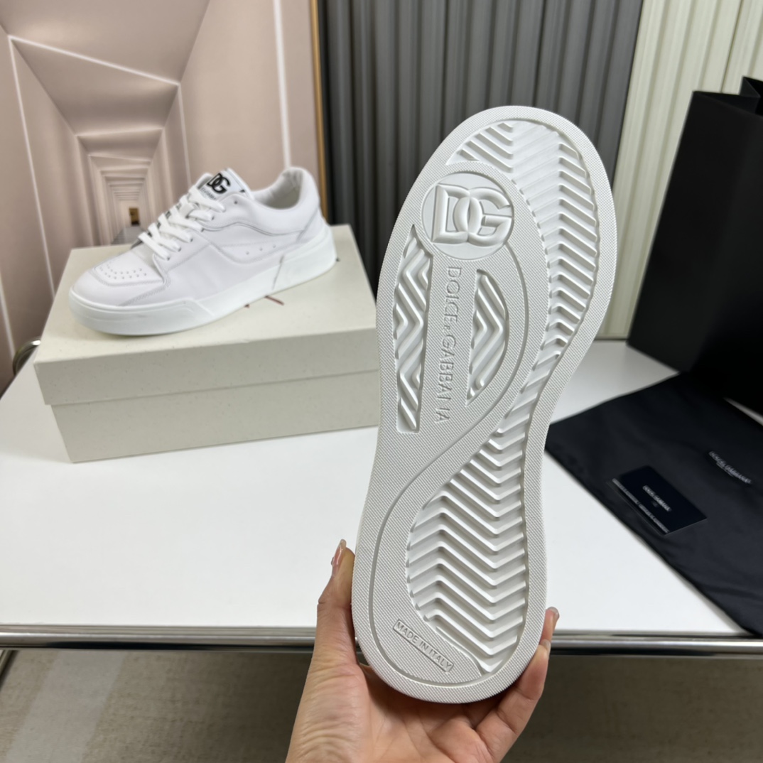 Dolce & Gabbana Calfskin nappa New Roma Sneakers - PerfectKickZ