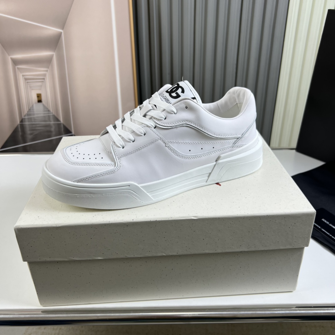 Dolce & Gabbana Calfskin nappa New Roma Sneakers - PerfectKickZ