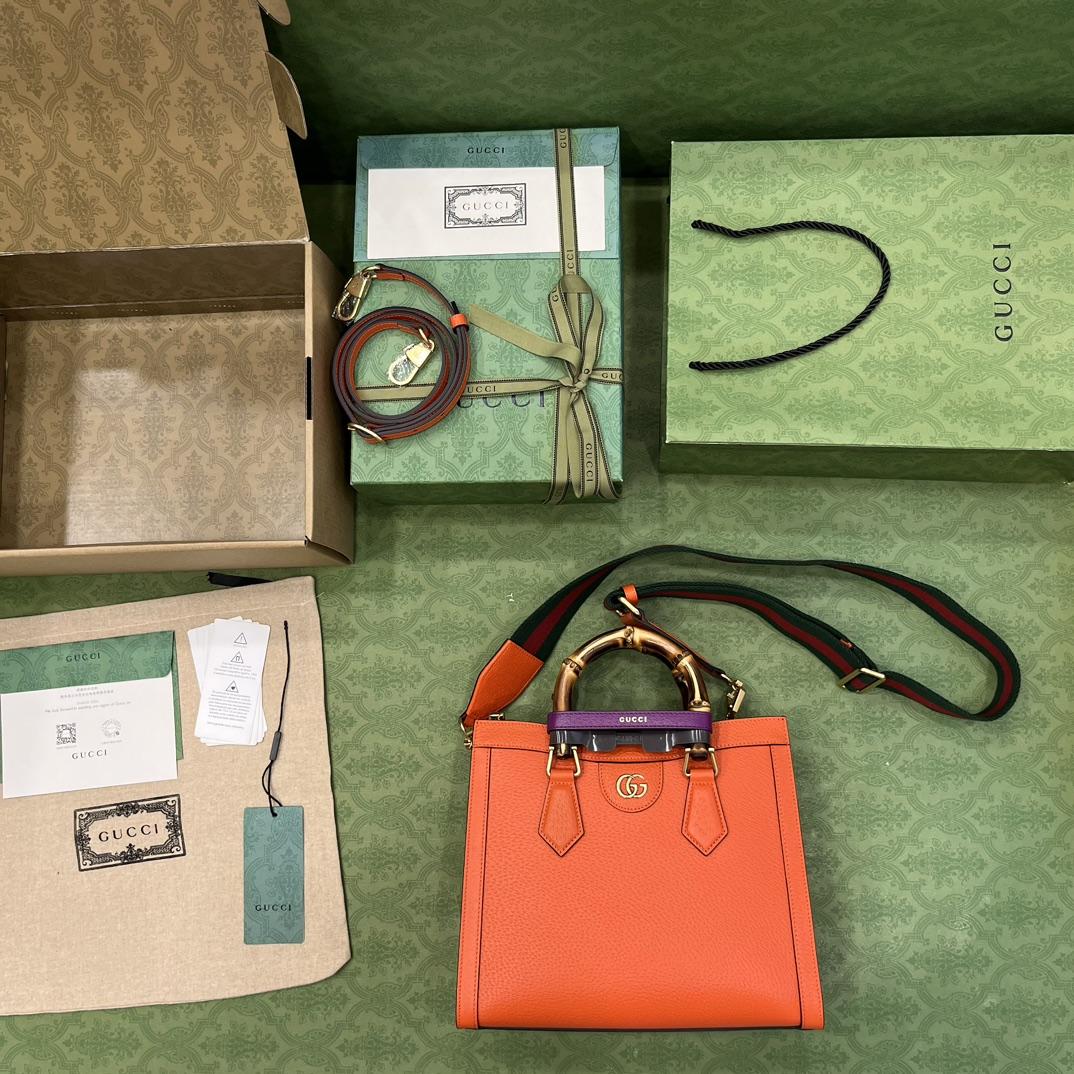 Gucci Diana Small Tote Bag(27-24-11cm) - 