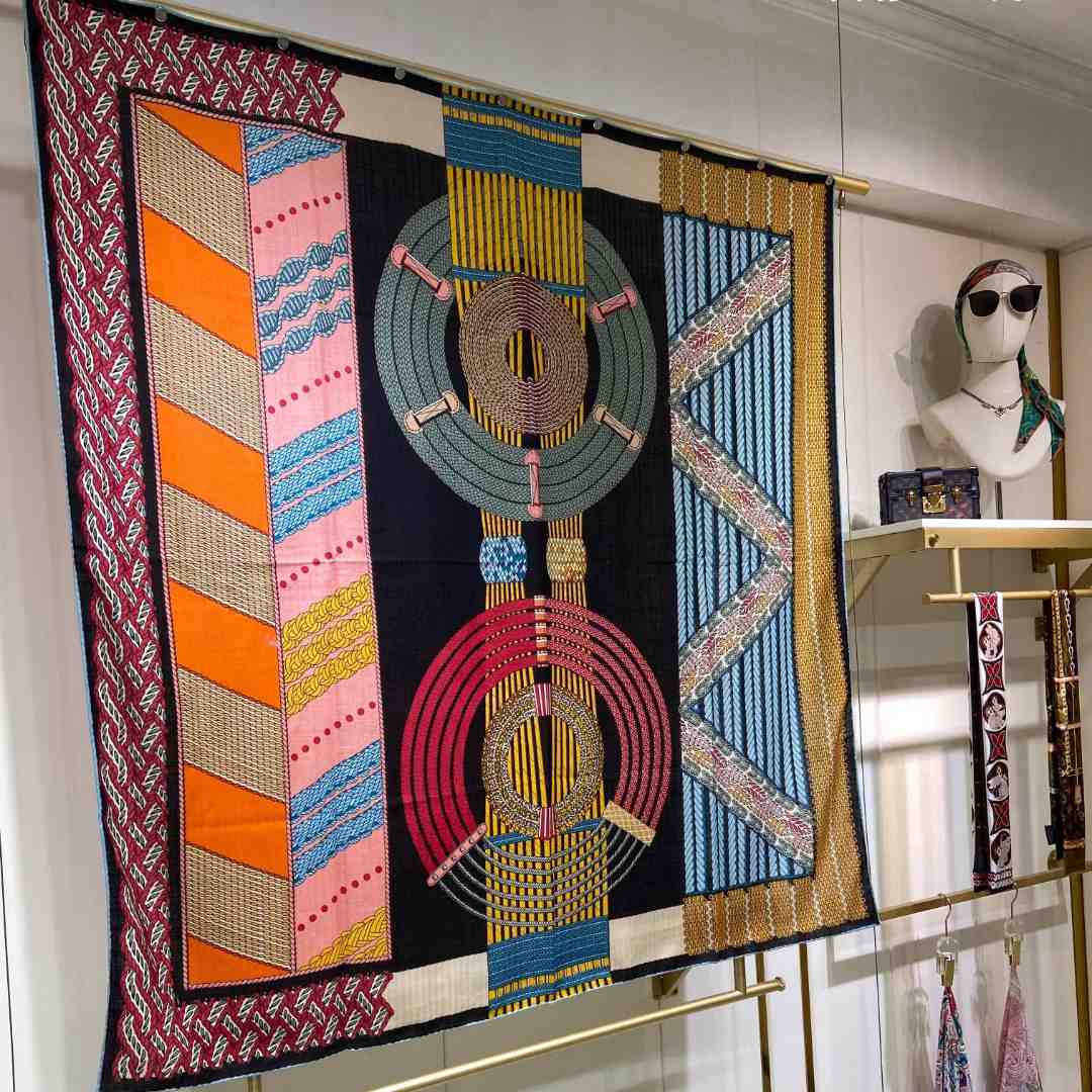 Hermes Dressage Tressage Shawl 140 - PerfectKickZ