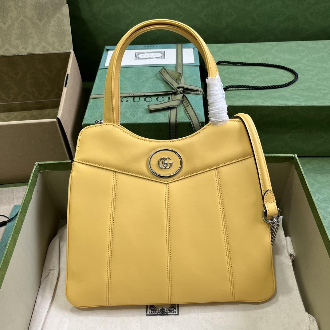 Gucci Petite GG Small Tote Bag (28-21-6.5cm) - PerfectKickZ