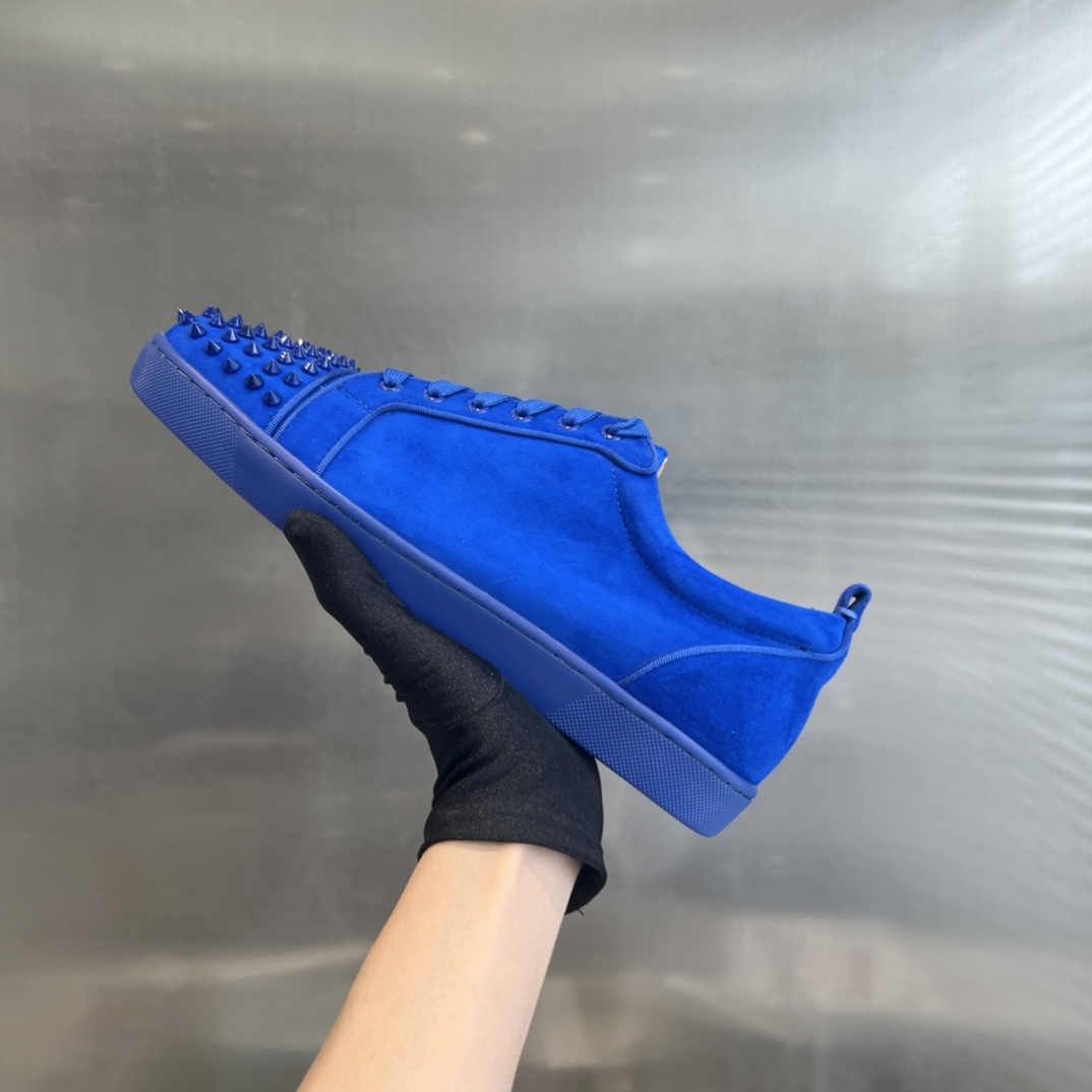 Christian Louboutin Louis Orlato Spiked Low-Top Sneakers - PerfectKickZ