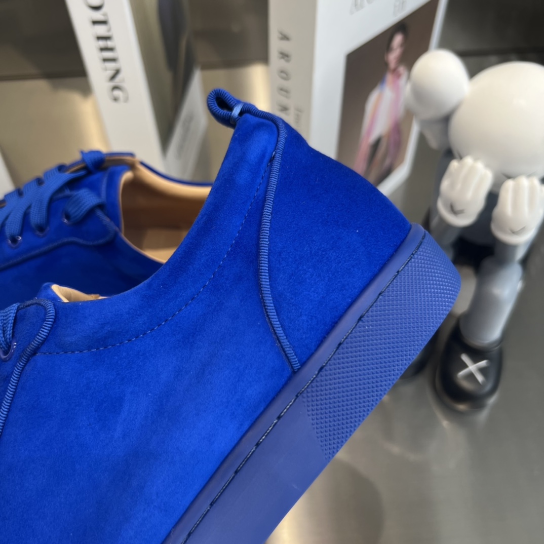 Christian Louboutin Louis Orlato Spiked Low-Top Sneakers - PerfectKickZ
