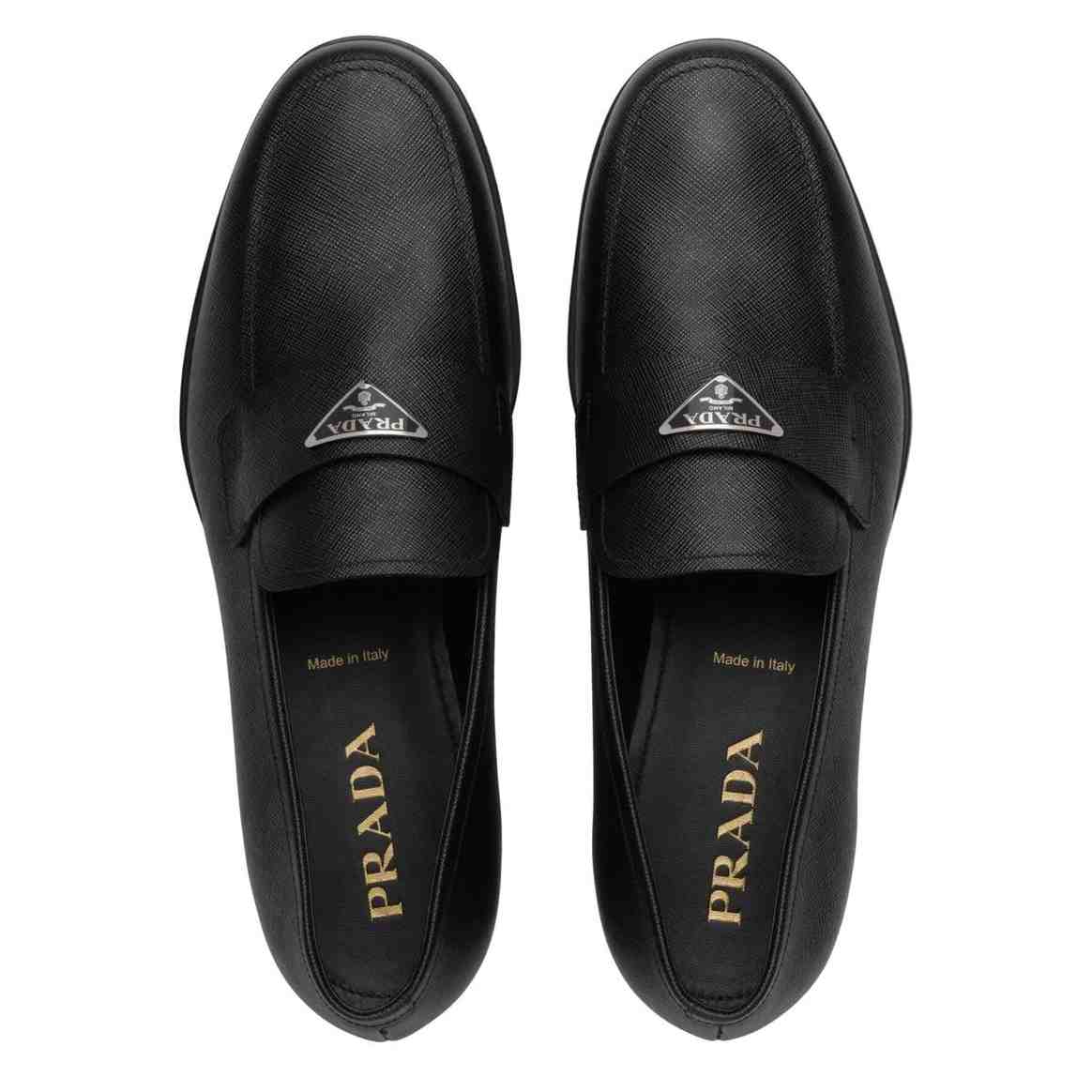 Prada Triangle Logo Loafers(Upon UK Size) - PerfectKickZ