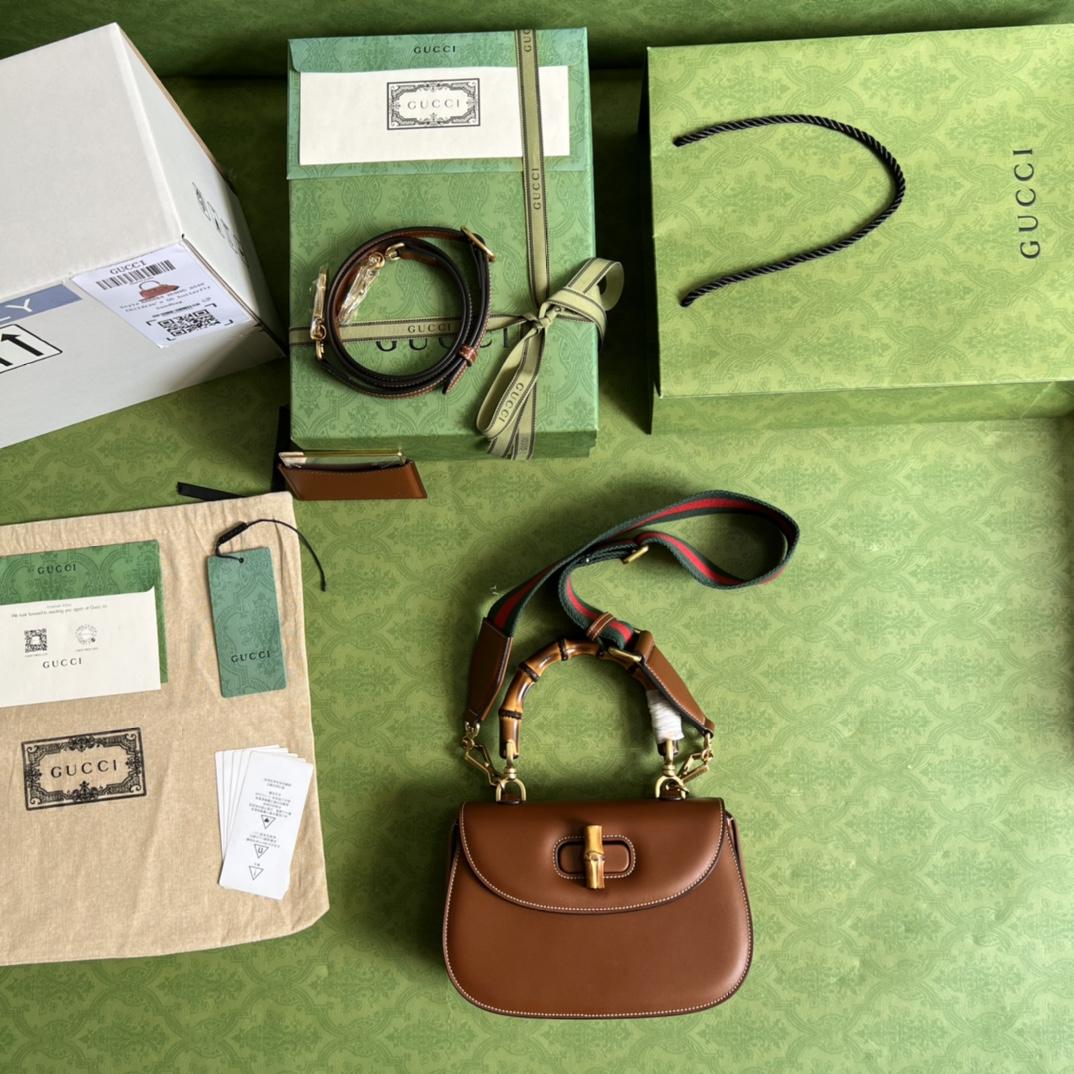 Gucci Bamboo 1947 Small Bag (21-15-7cm) - PerfectKickZ