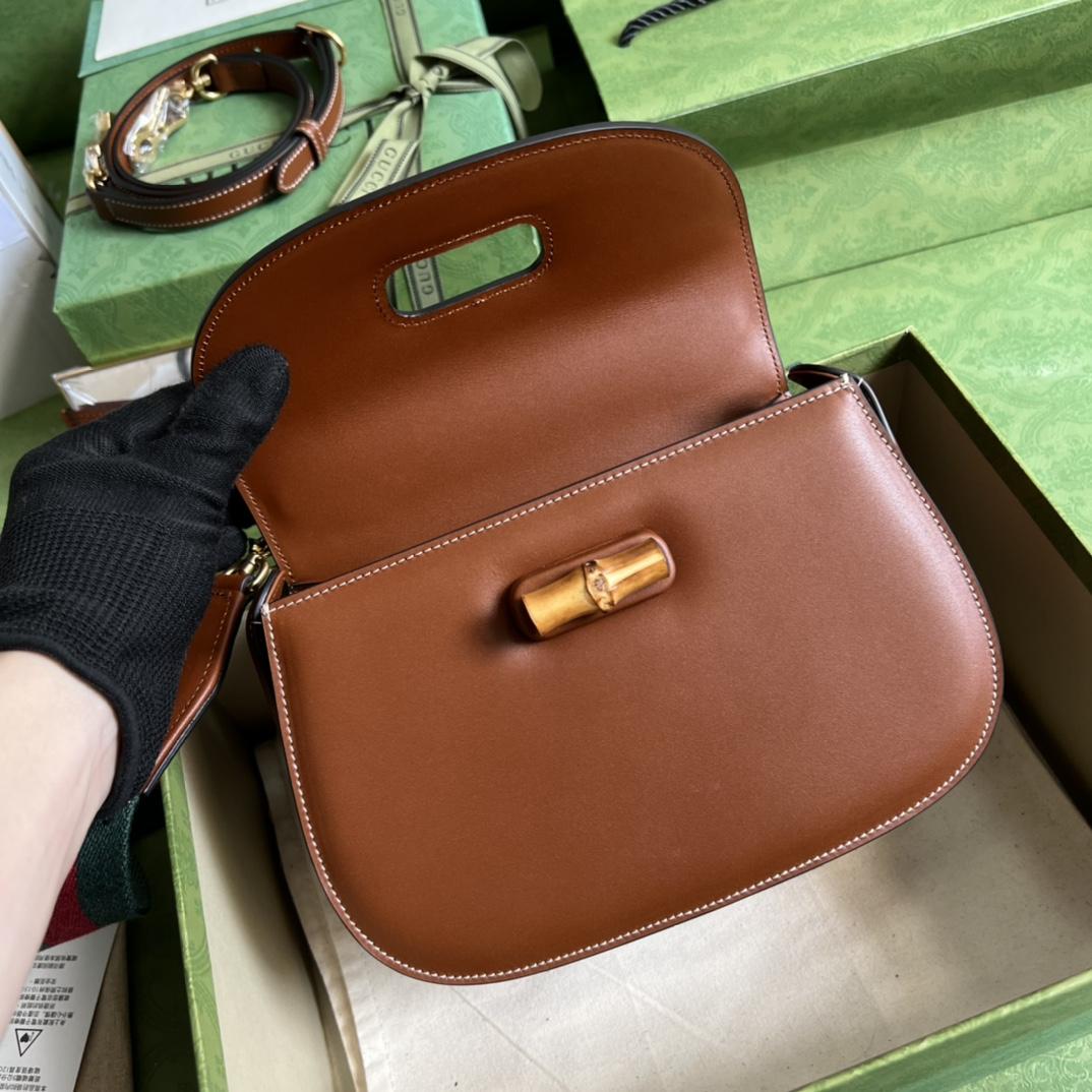 Gucci Bamboo 1947 Small Bag (21-15-7cm) - PerfectKickZ