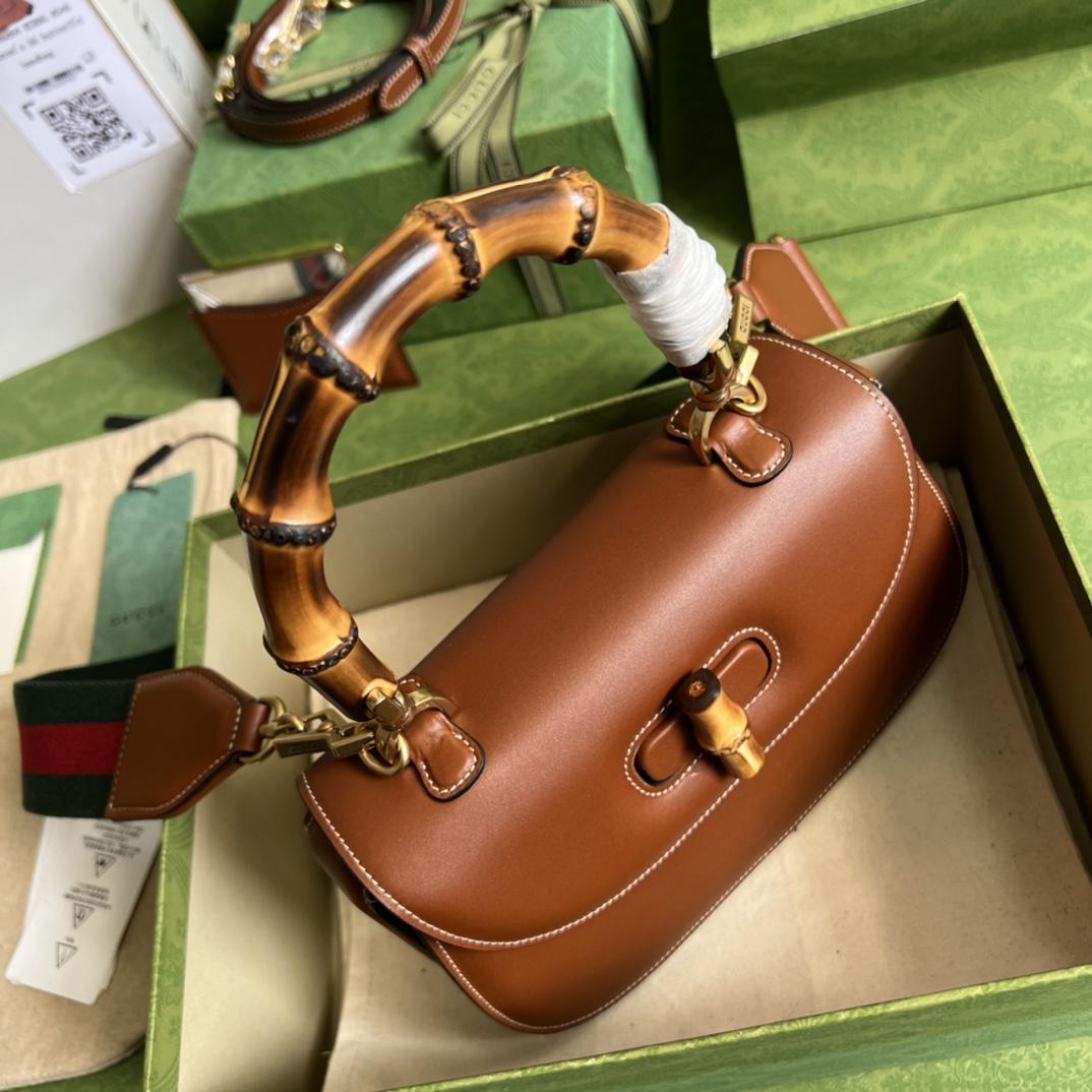 Gucci Bamboo 1947 Small Bag (21-15-7cm) - PerfectKickZ