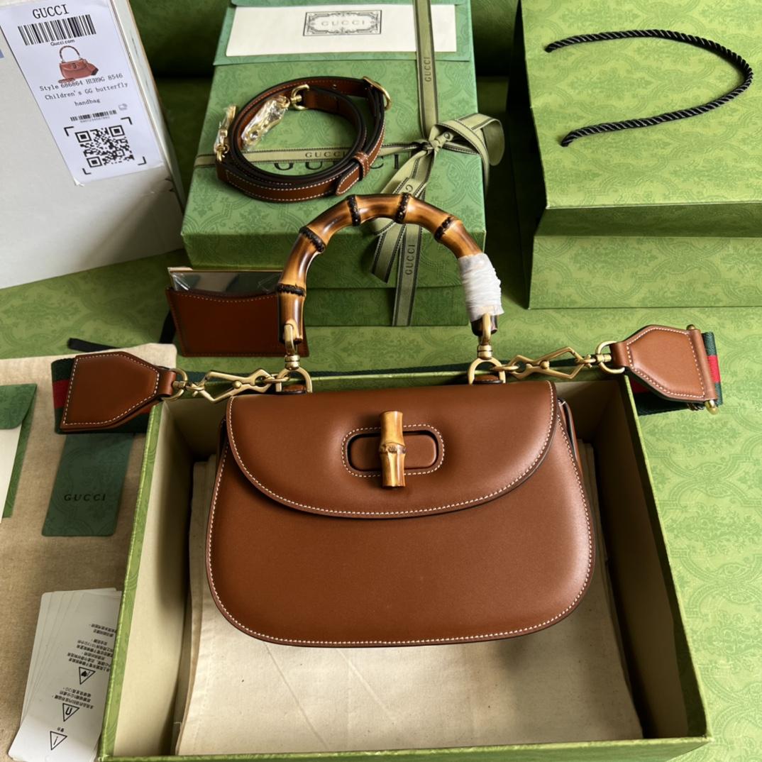 Gucci Bamboo 1947 Small Bag (21-15-7cm) - PerfectKickZ