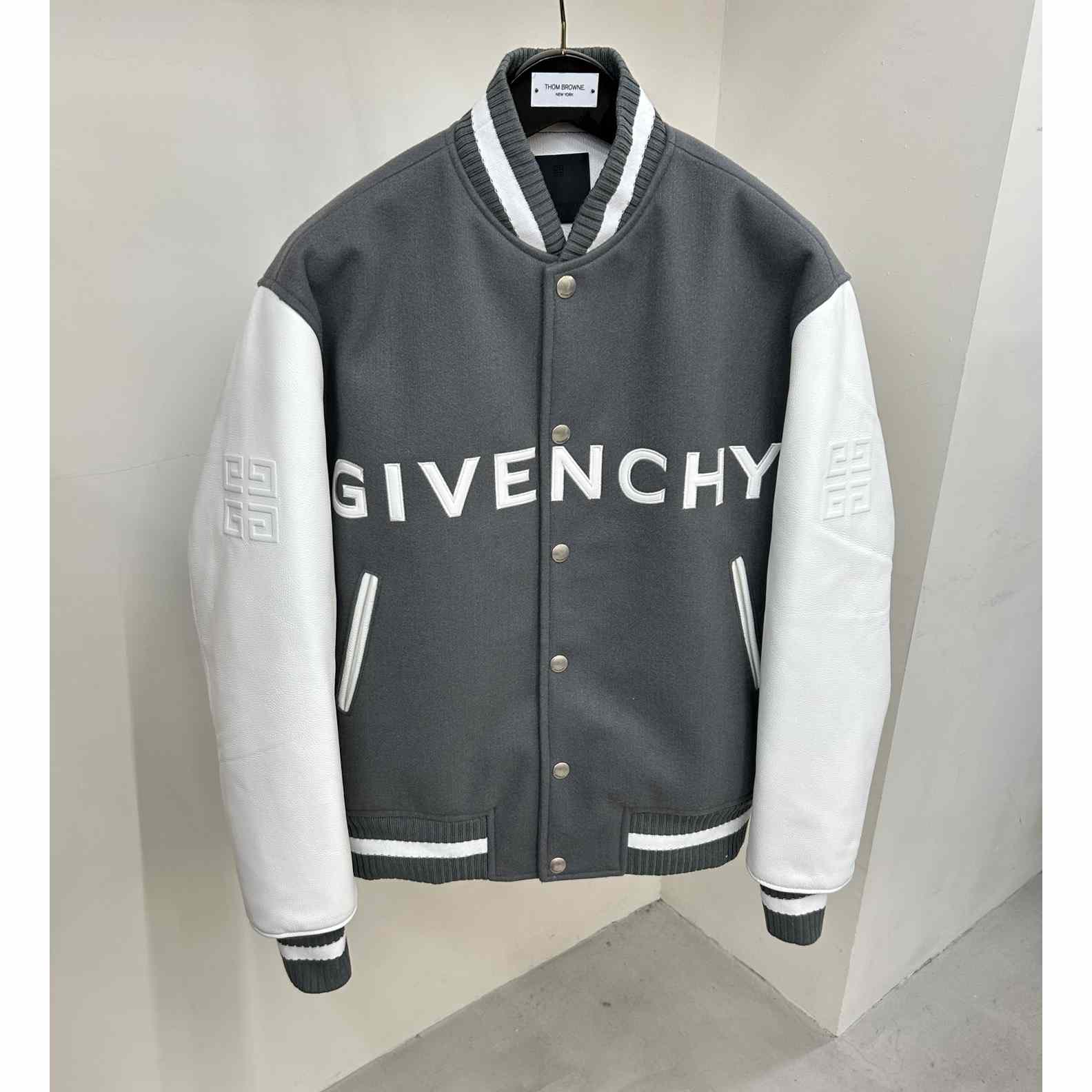 Givenchy Varsity Jacket In Wool And Leather - PerfectKickZ