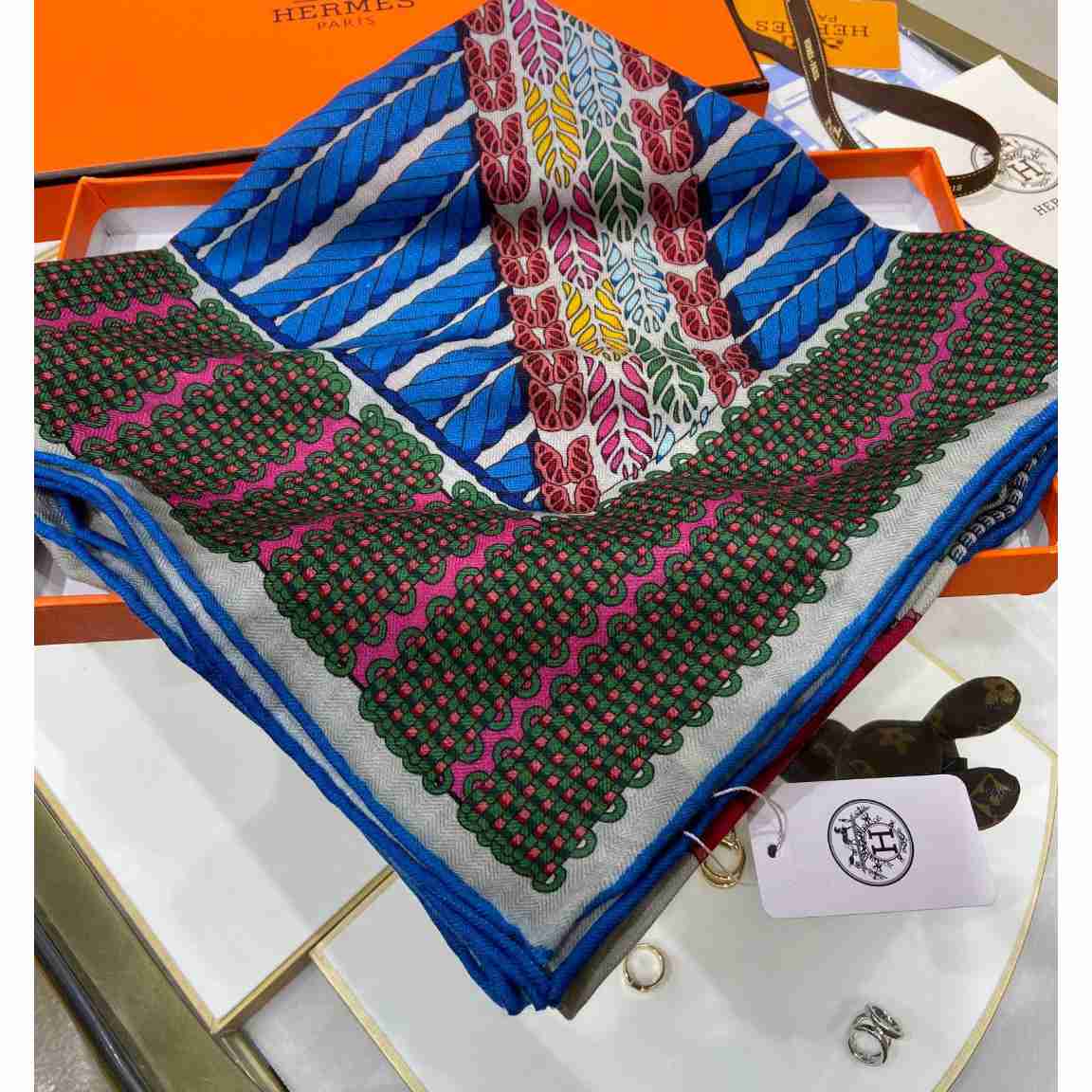 Hermes Dressage Tressage Shawl 140 - PerfectKickZ