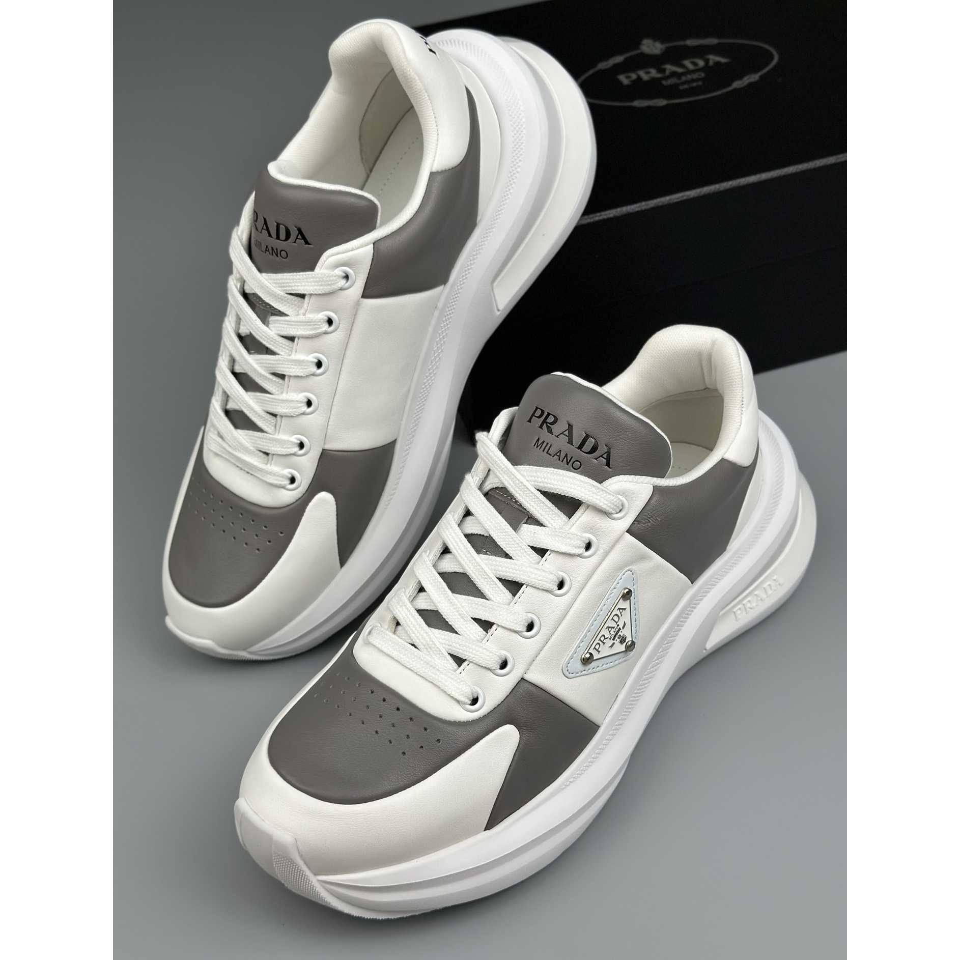 Prada Leather Sneakers(upon uk size) - PerfectKickZ