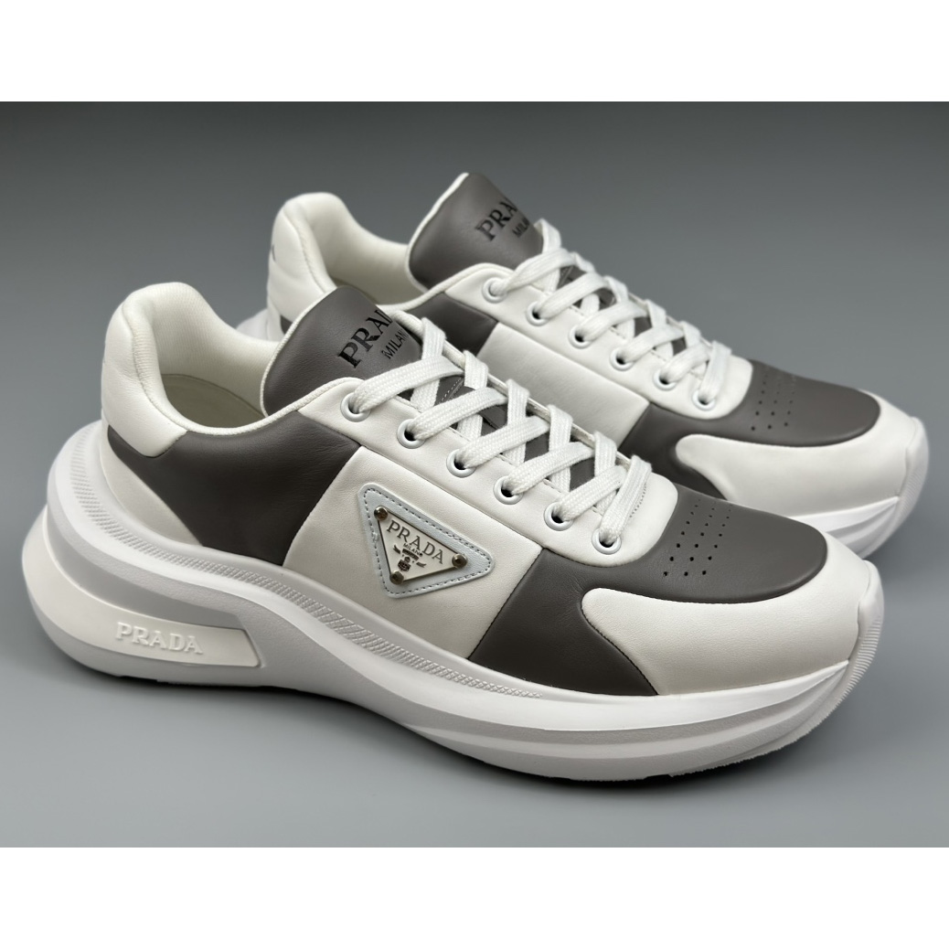 Prada Leather Sneakers(upon uk size) - PerfectKickZ