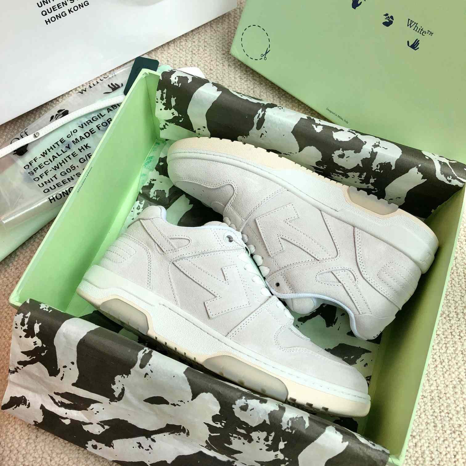Off White Out Of Office Calf Calf Leather Sneaker - PerfectKickZ
