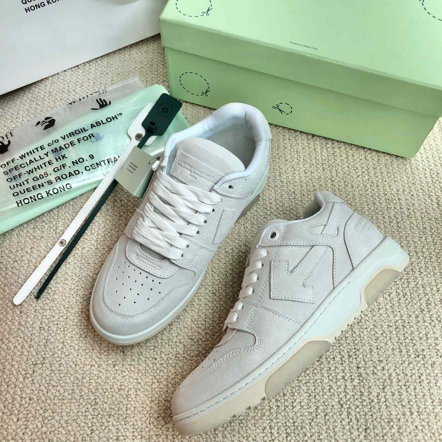 Off White Out Of Office Calf Calf Leather Sneaker - PerfectKickZ