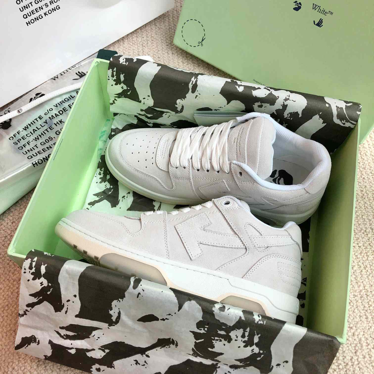 Off White Out Of Office Calf Calf Leather Sneaker - PerfectKickZ
