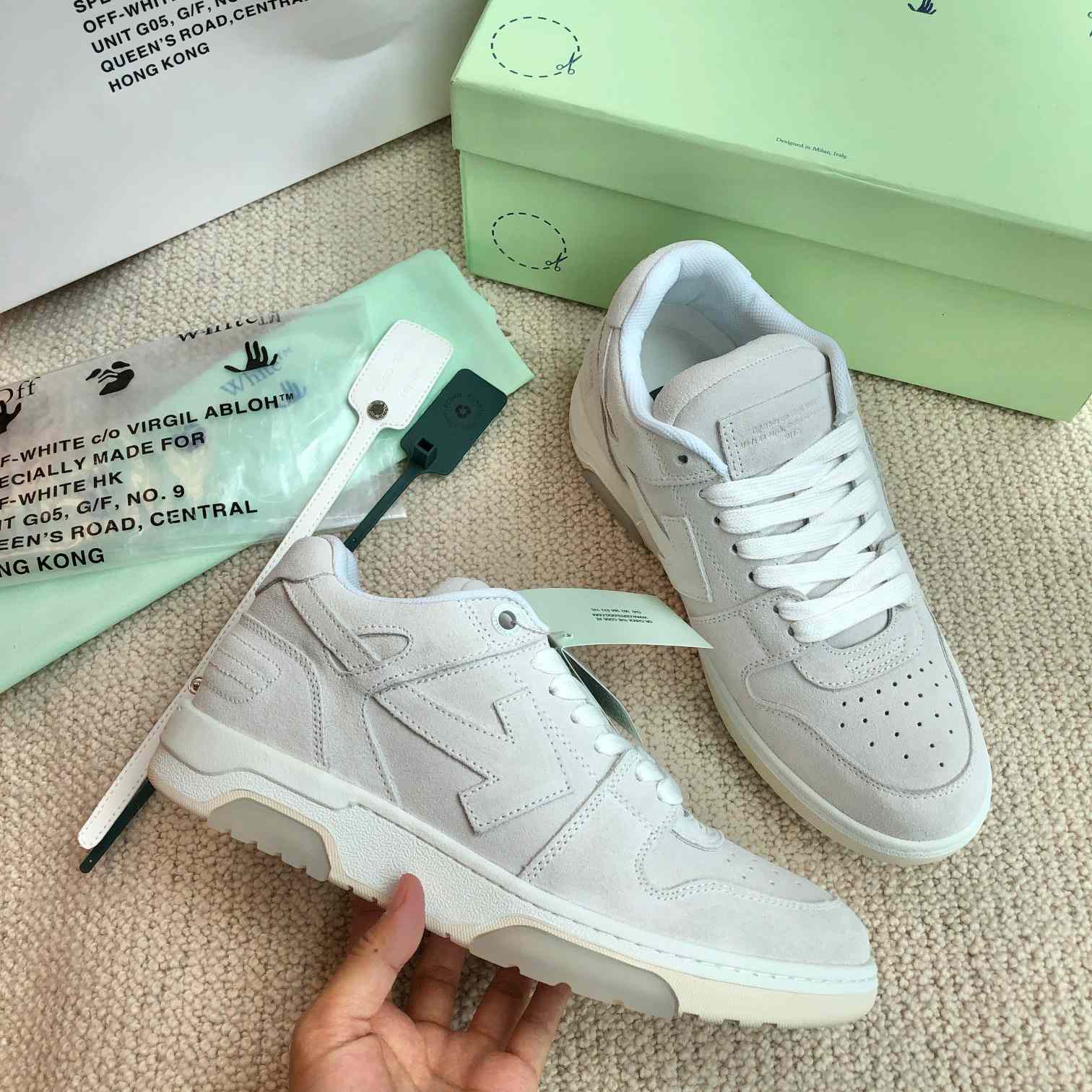Off White Out Of Office Calf Calf Leather Sneaker - PerfectKickZ