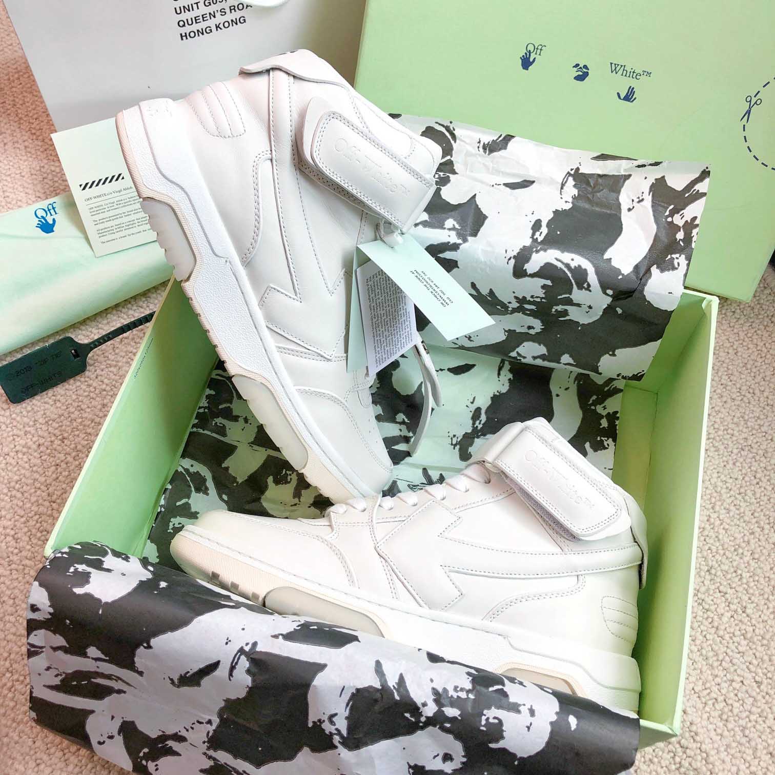 Off White Out Of Office Mid Top Sneaker - PerfectKickZ